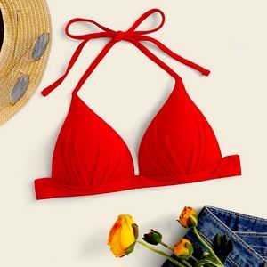 New Halter Triangle Swinning Top - Never wore - It is Size S but fits XS as well